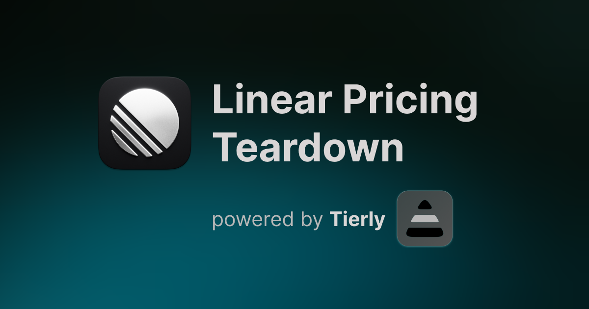 Linear Pricing Teardown: What SaaS Founders Can Learn